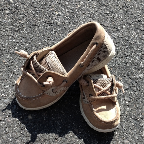 Sperry Kids Brown Moccasins - Picture 2 of 5